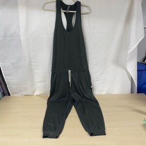 Vuori Jumpsuit Women XL Racerback Drawstring Jogger One Piece Athleisure